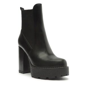 Schutz Women’s Billie Platform Leather Bootie